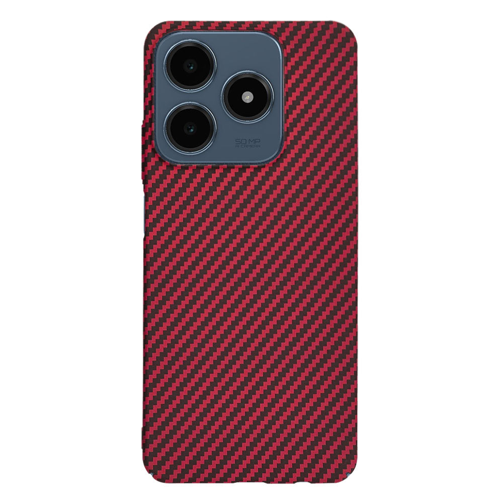 Techsuit - Carbonite FiberShell - Realme C61 / Realme C63 - Red