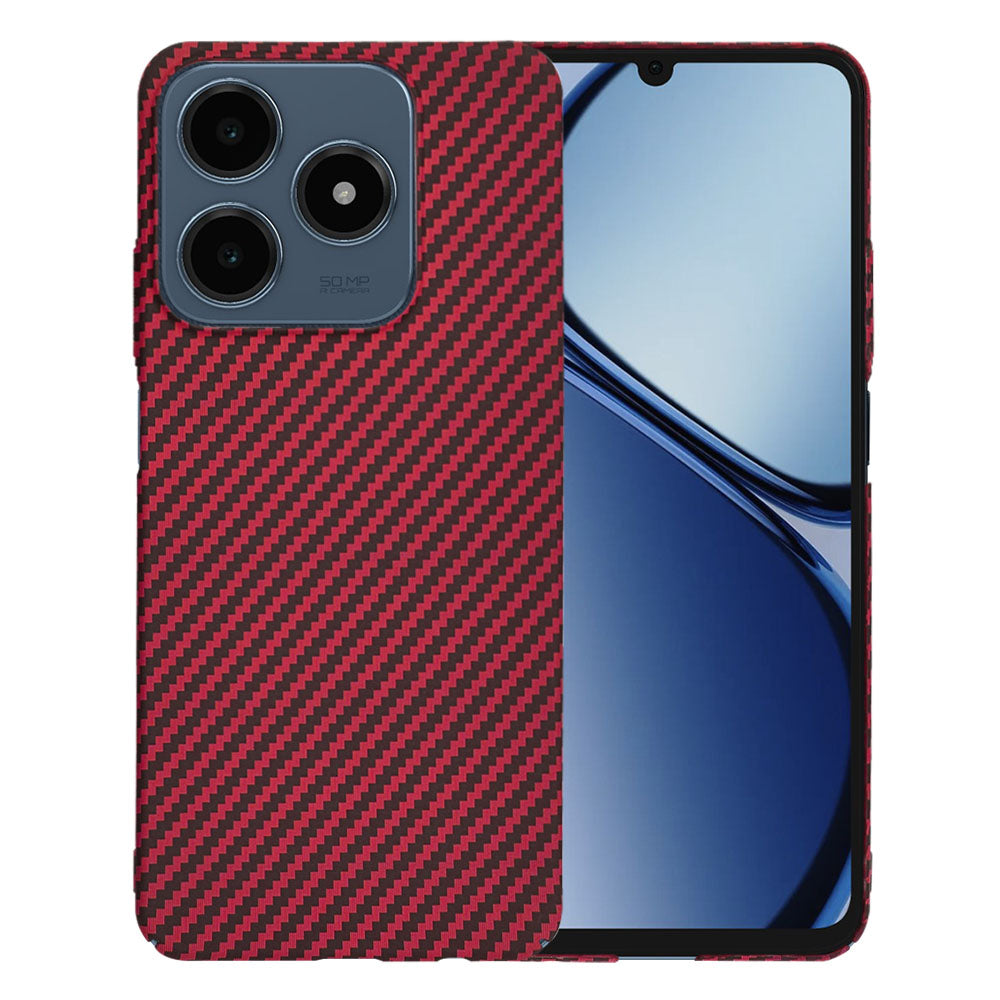Techsuit - Carbonite FiberShell - Realme C61 / RealmeÂ C63 - Red