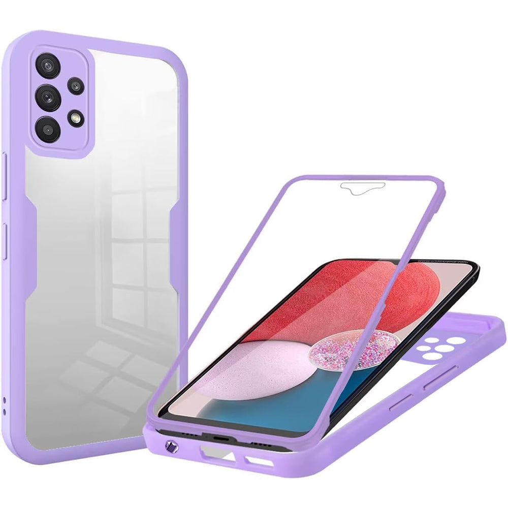 Techsuit - ColorVerse 360 Series + Screen Protector - Samsung Galaxy A13 4G - Purple