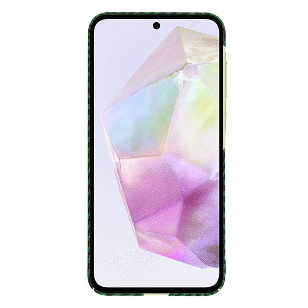 Techsuit - Carbonite FiberShell - Galaxy A35 5G - Green