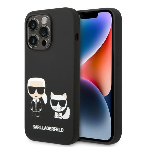 Karl Lagerfeld - Silicone Liquid MagSafe (KLHMP14LSSKCK) - iPhone 14 Pro - Karl&Choupette