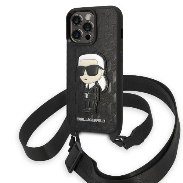 Karl Lagerfeld - Hardcase Monogram (KLHCP14LSTKMK) - iPhone 14 Pro - Ikonik Patch