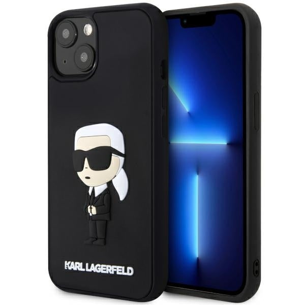 Karl Lagerfeld - 3D Design (KLHCP14M3DRKINK) - iPhone 14 Plus - Rubber Ikonik