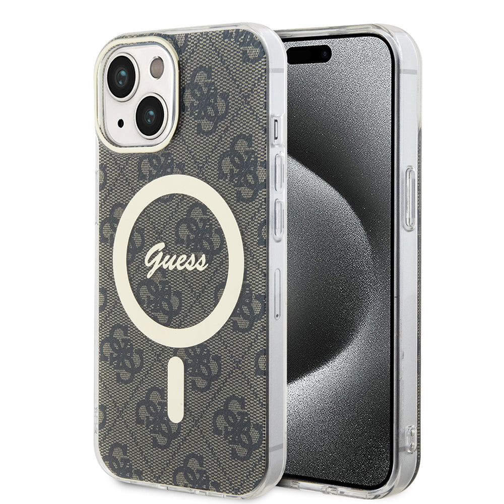 Guess - IML 4G MagSafe (GUHMP15SH4STW) - iPhone 15 - Brown