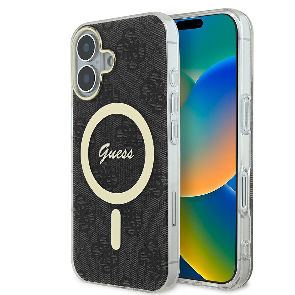 Guess - IML 4G MagSafe (GUHMP16SH4STK) - iPhone 16 - Black
