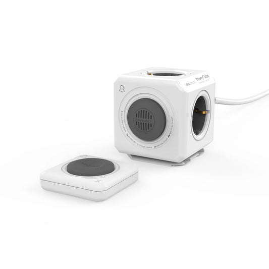 Allocacoc® Powercube |Extended Doorbell| Τηλεχειριζόμενο Πολύπριζο 4 Θέσεων - Γκρι - 10786/Deexbl – Θήκη για κινητό από το PhoneBazaar.gr