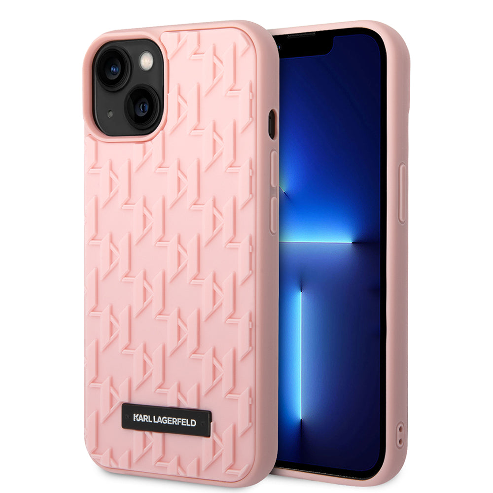 Karl Lagerfeld - 3D Design (KLHCP14MRUPKLPP) - iPhone 14 Plus - Pink Monogram