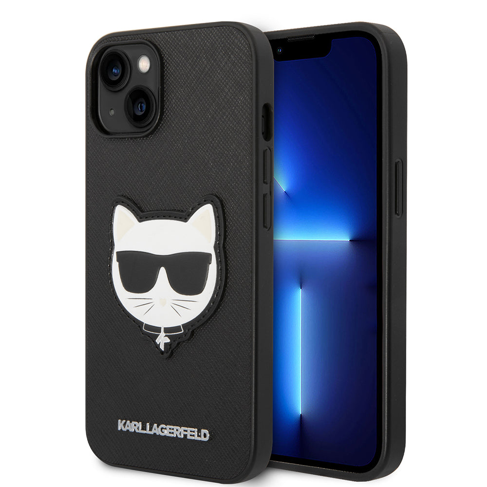Karl Lagerfeld - Saffiano (KLHCP14MSAPCHK) - iPhone 14 Plus - Choupette Head
