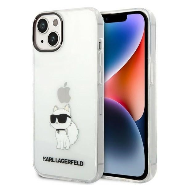 Karl Lagerfeld - Hardcase Transparent (KLHCP14MHNCHTCT) - iPhone 14 Plus - Ikonik Choupette