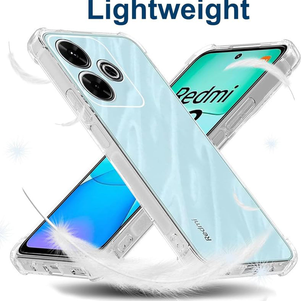 Techsuit - Shockproof Clear Silicone - Xiaomi Redmi 13 / Poco M6 4G - Clear