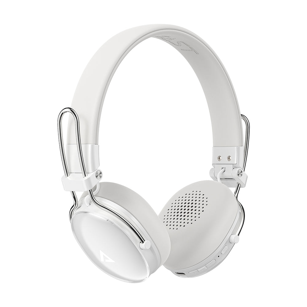 Acefast - Wireless Headset (H7) - Type-C, Bluetooth 5.4, Active Noise Reduction, IP54, 500mAh, Hi-Fi Sound - Pearl White