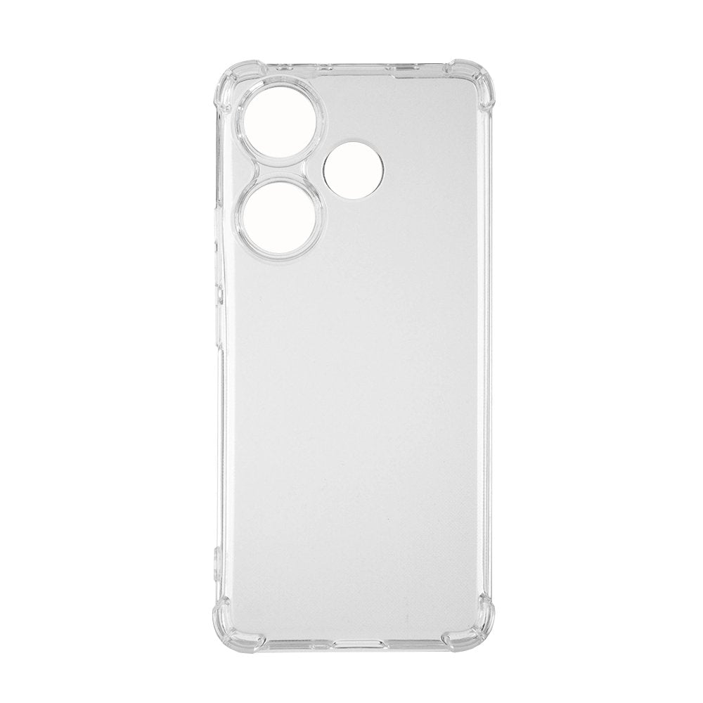 Techsuit - Shockproof Clear Silicone - Xiaomi Poco F6 - Clear