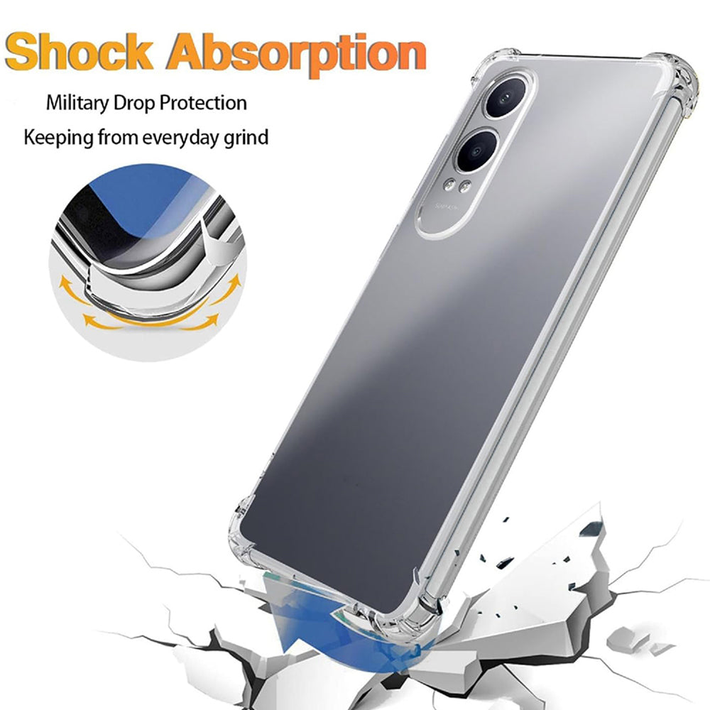 Techsuit - Shockproof Clear Silicone - OnePlus Nord CE4 Lite - Clear