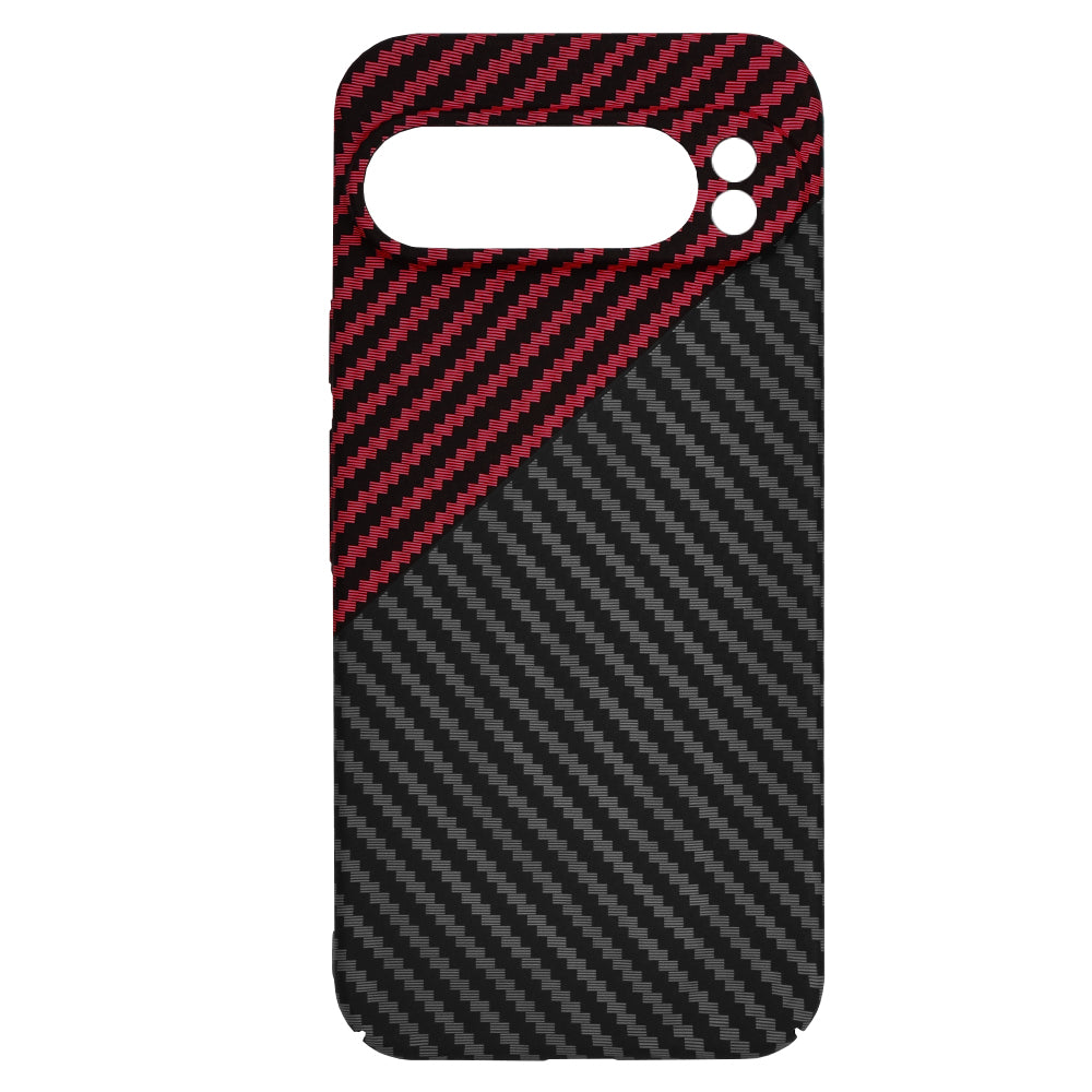 Techsuit - Carbonite FiberShell - Google Pixel 9 Pro XL - Red Vortex