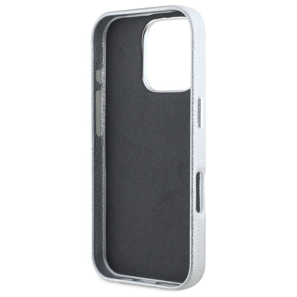 Karl Lagerfeld “Rue St.Guillaume Logo Collection” Θήκη προστασίας από σιλικόνη – iPhone 16 Pro Max (Γκρι – KLHCP16XPGWCMKHK)