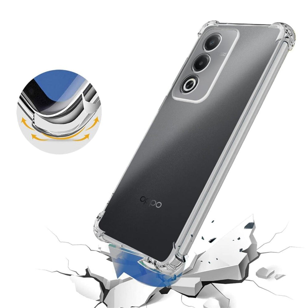 Techsuit - Shockproof Clear Silicone - Oppo A80 5G - Clear