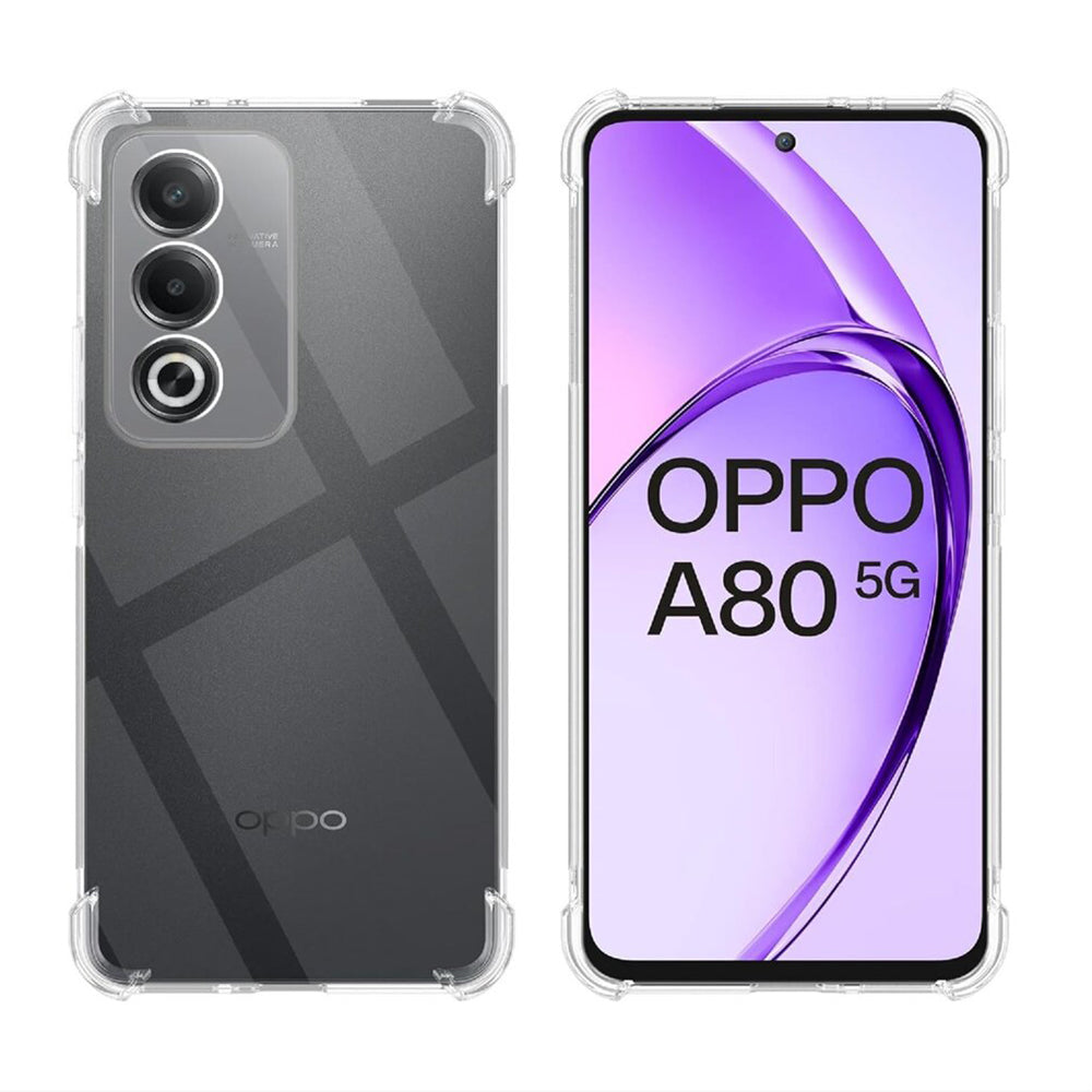 Techsuit - Shockproof Clear Silicone - Oppo A80 5G - Clear