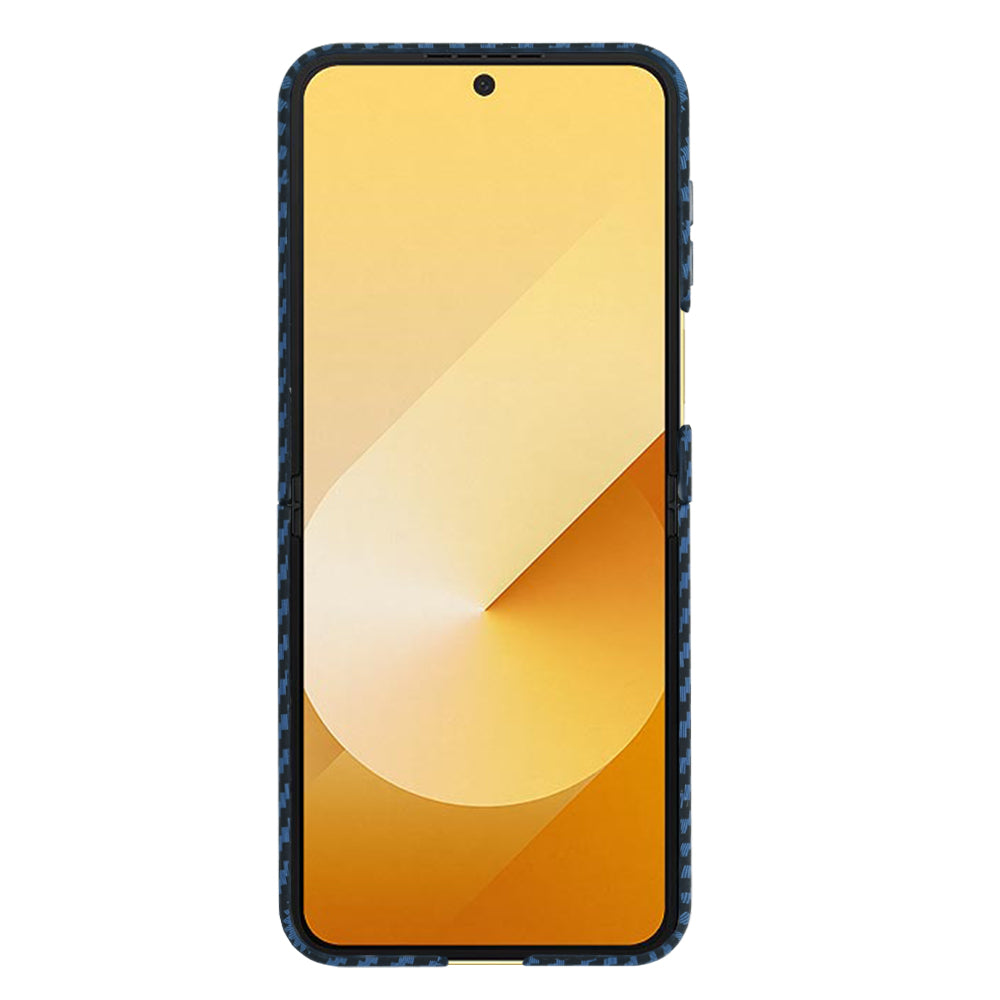 Techsuit - Carbonite FiberShell - Galaxy Z Flip6 / Flip7 FE - Cyan