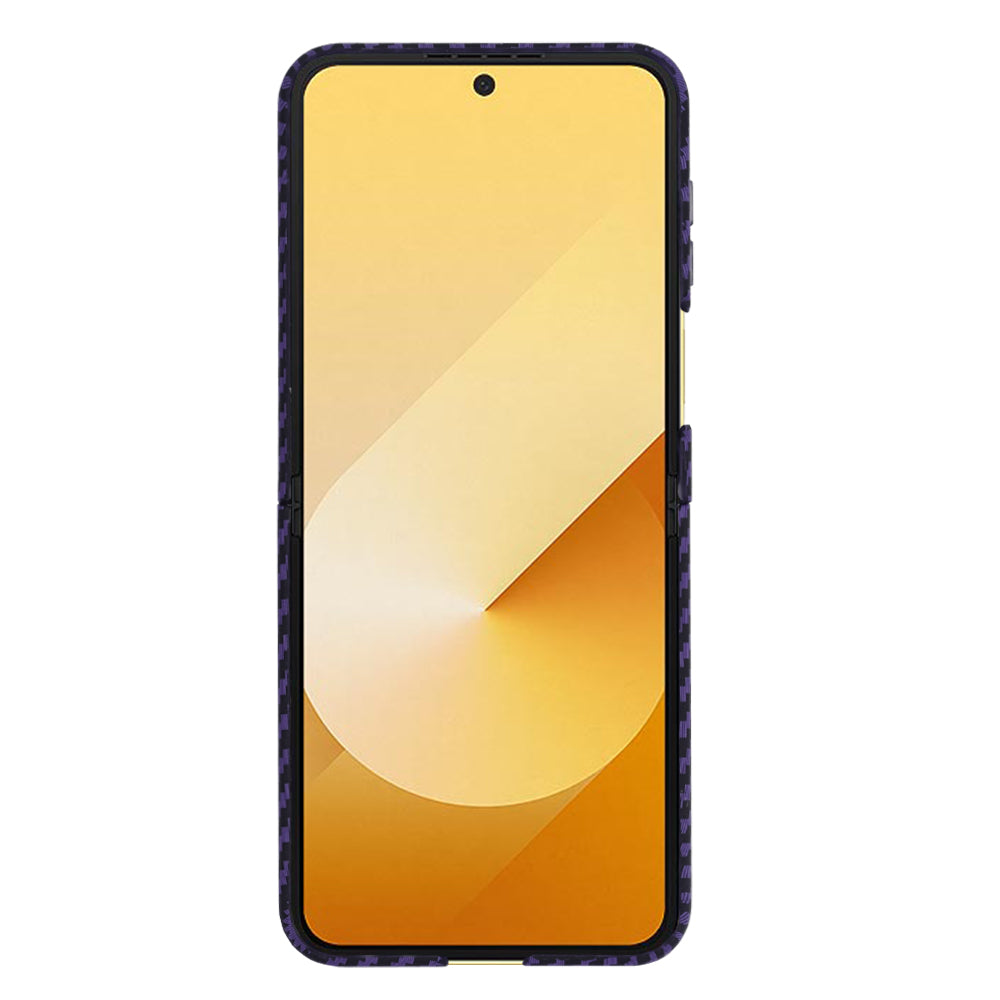 Techsuit - Carbonite FiberShell - Galaxy Z Flip6 / Flip7 FE - Purple