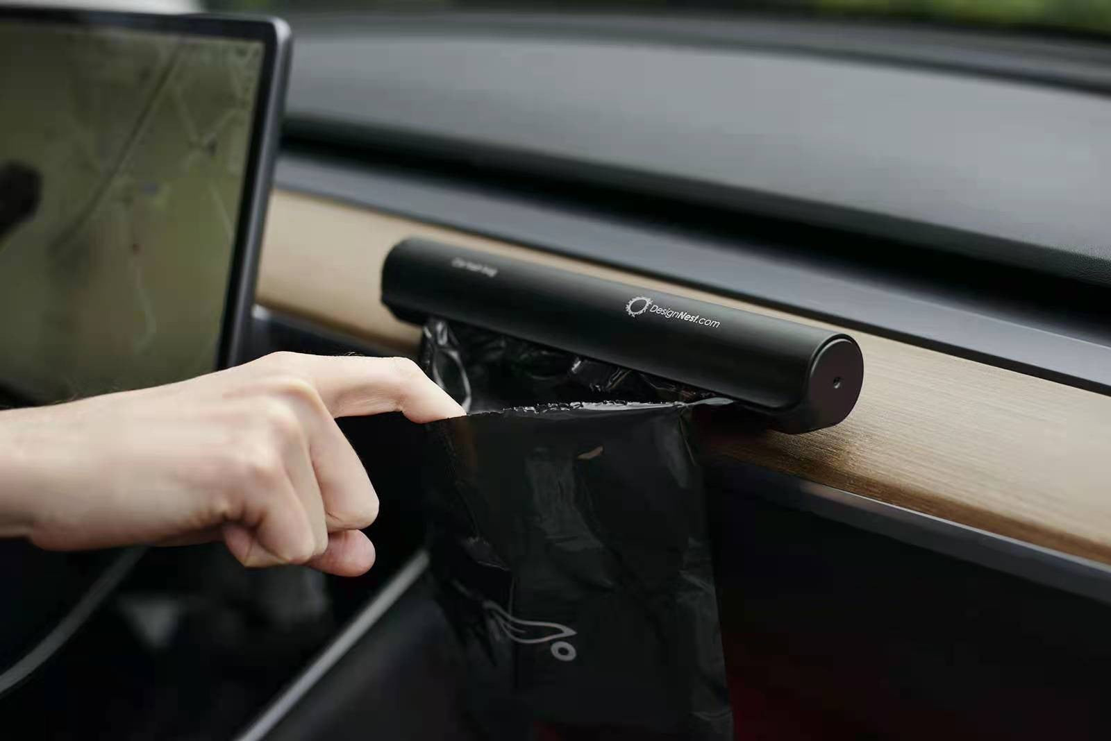 Designnest® Car Trash Bag Holder Πρακτική βάση για απορρίματα αυτοκινήτου (DH0980/CARTRS)