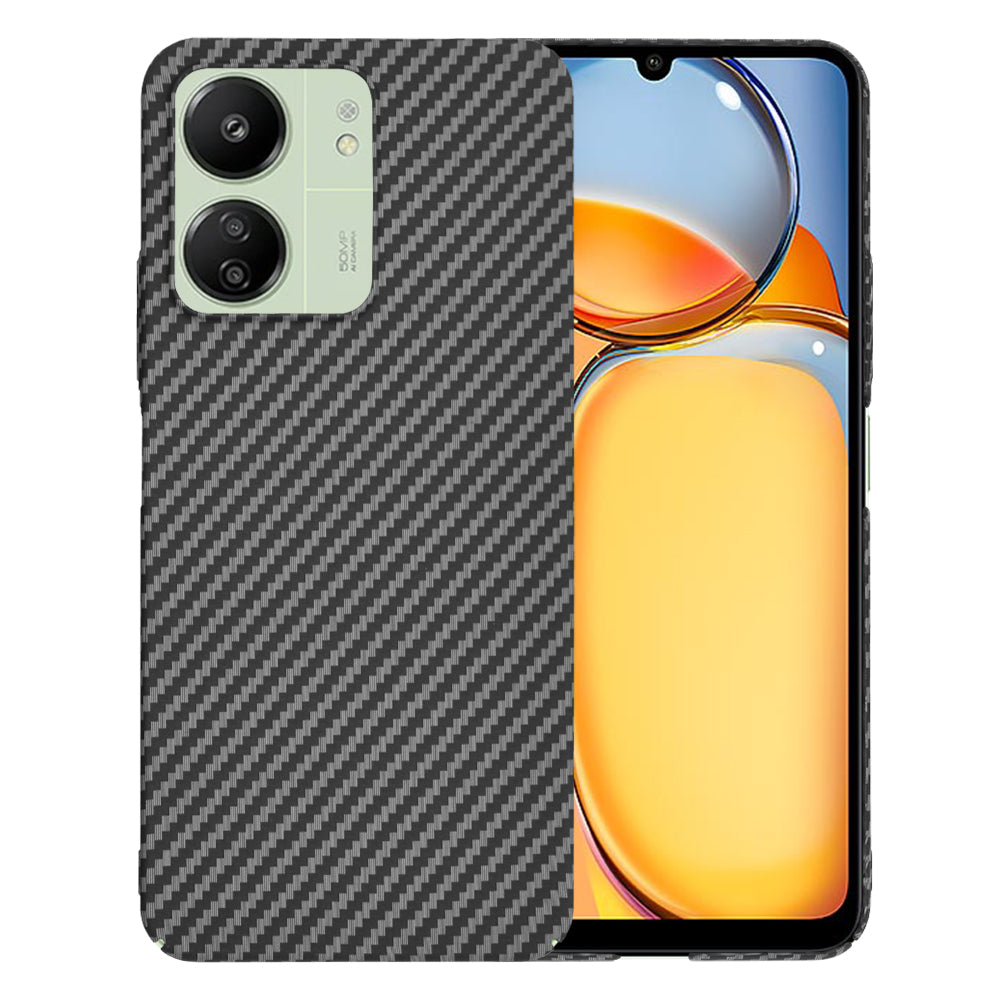 Techsuit - Carbonite FiberShell - Xiaomi Redmi 13C 4G / Redmi 13C 5G / Poco C65 - Black