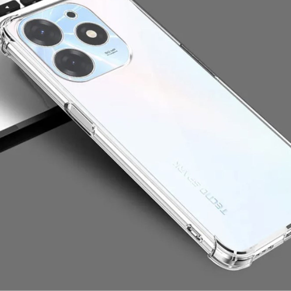 Techsuit - Shockproof Clear Silicone - Infinix Hot 40i - Clear