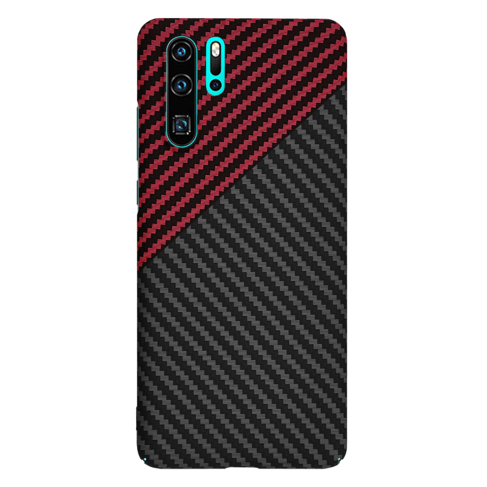 Techsuit - Carbonite FiberShell - Huawei P30 Pro / P30 Pro New Edition - Red Vortex