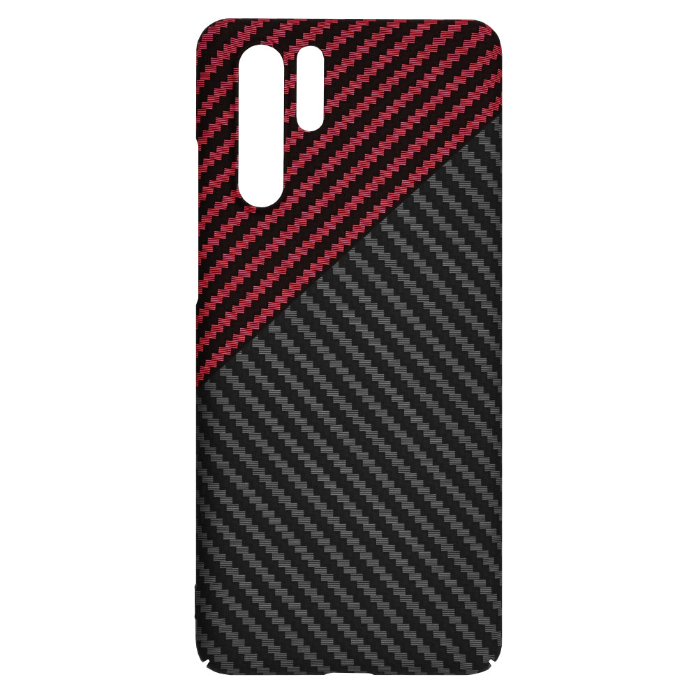 Techsuit - Carbonite FiberShell - Huawei P30 Pro / P30 Pro New Edition - Red Vortex