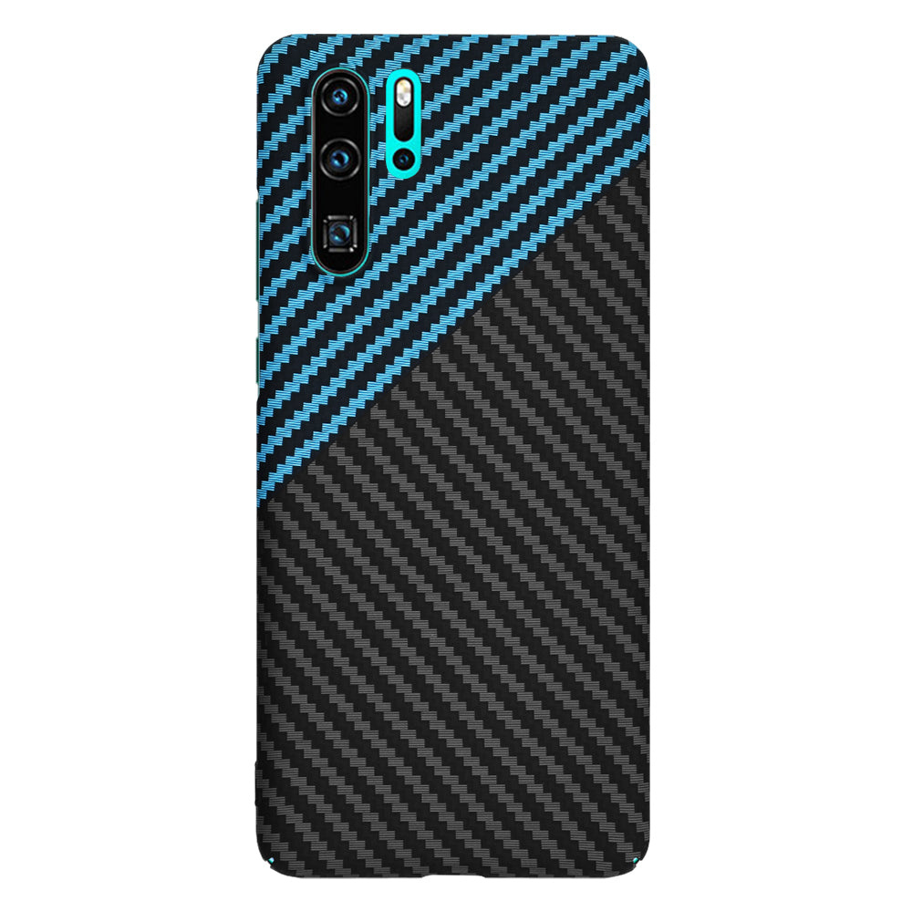 Techsuit - Carbonite FiberShell - Huawei P30 Pro / P30 Pro New Edition - Blue Pulse