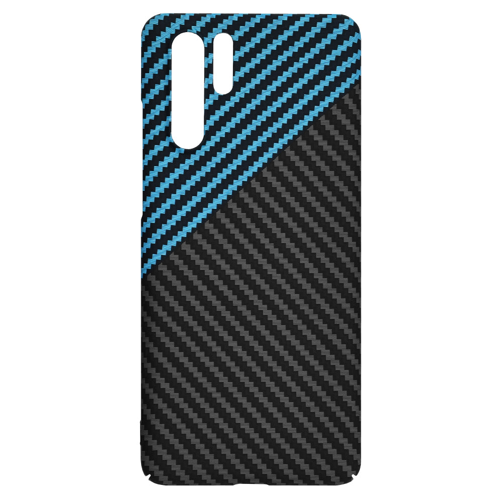 Techsuit - Carbonite FiberShell - Huawei P30 Pro / P30 Pro New Edition - Blue Pulse
