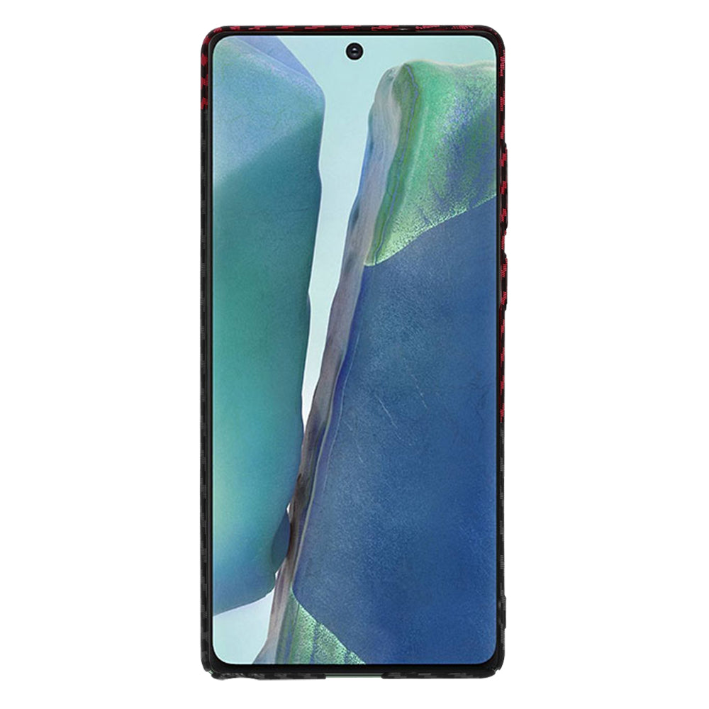 Techsuit - Carbonite FiberShell - Galaxy Note 20 4G / Note 20 5G - Red Vortex