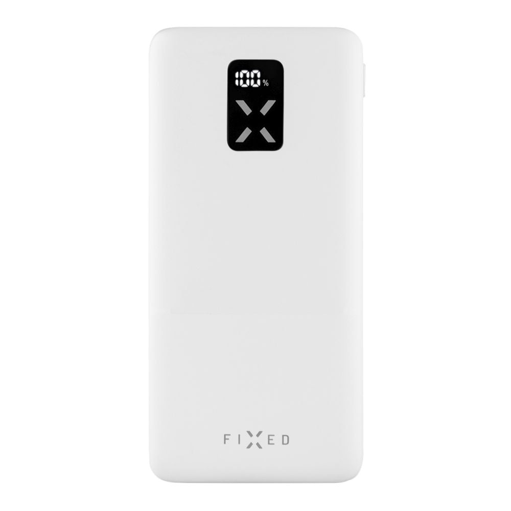 Fixed - Power Bank Zen 10 (FIXZEN-10-WH) - 2x USB, Type-C, 20W, 10000mAh, with LCD Display - White