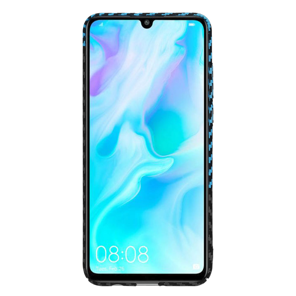 Techsuit - Carbonite FiberShell - Huawei P30 Lite / P30 Lite New Edition - Blue Pulse