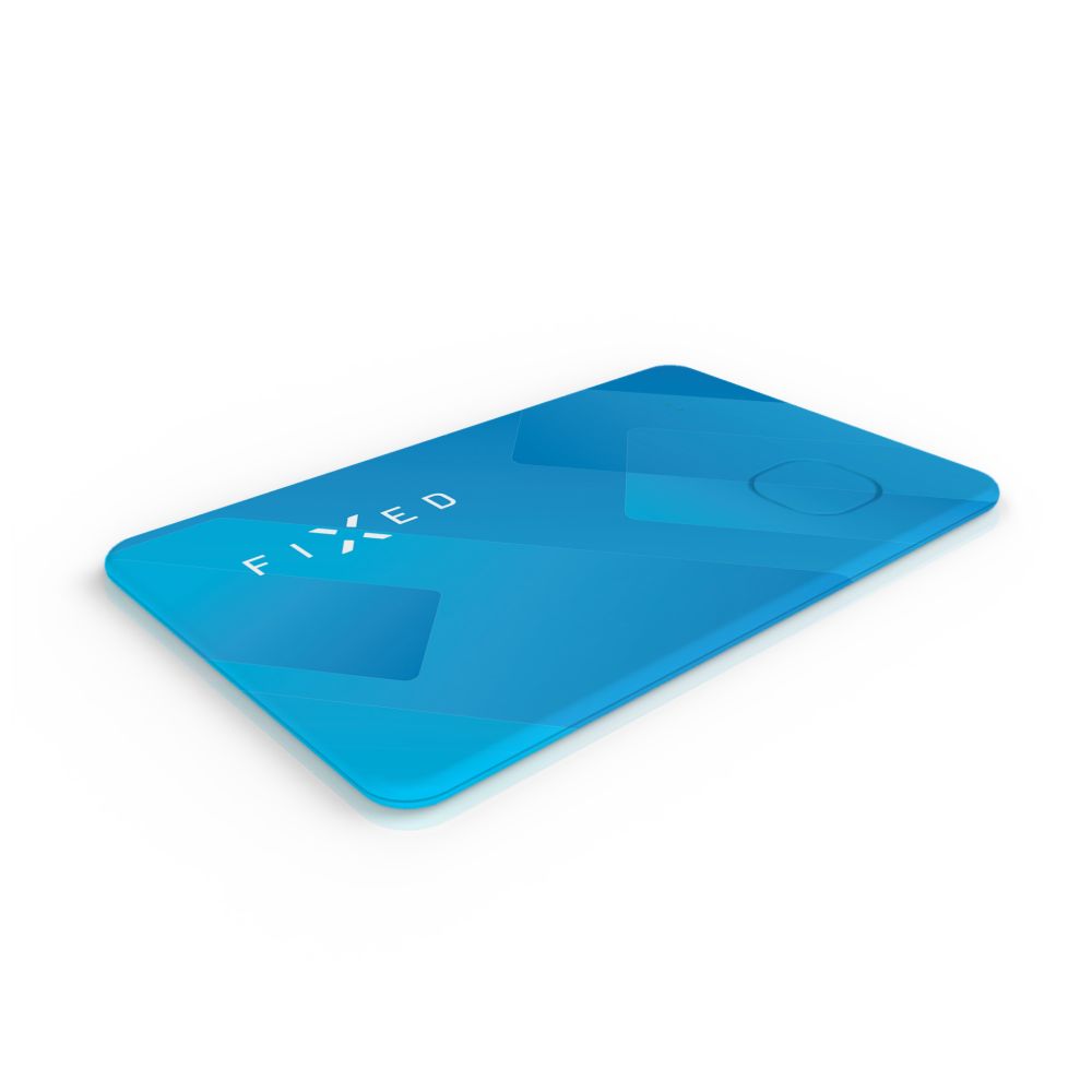 Fixed - Smart Tracker (FIXTAG-CARD-BL) - for Wallet, Compatible with Apple Find My, Bluetooth 5.0, IP67 - Blue