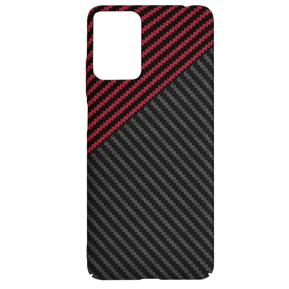 Techsuit - Carbonite FiberShell - Motorola Moto G24 Power - Red Vortex