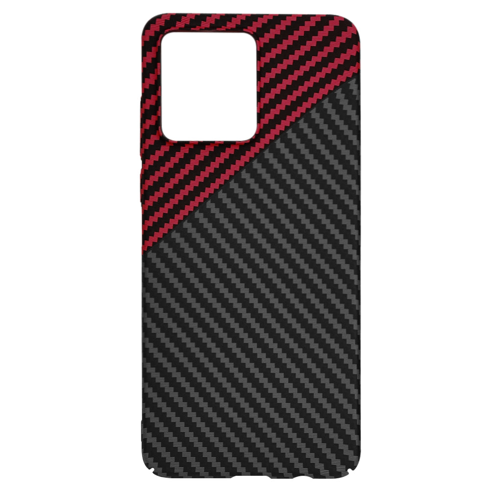 Techsuit - Carbonite FiberShell - Motorola Moto G84 - Red Vortex