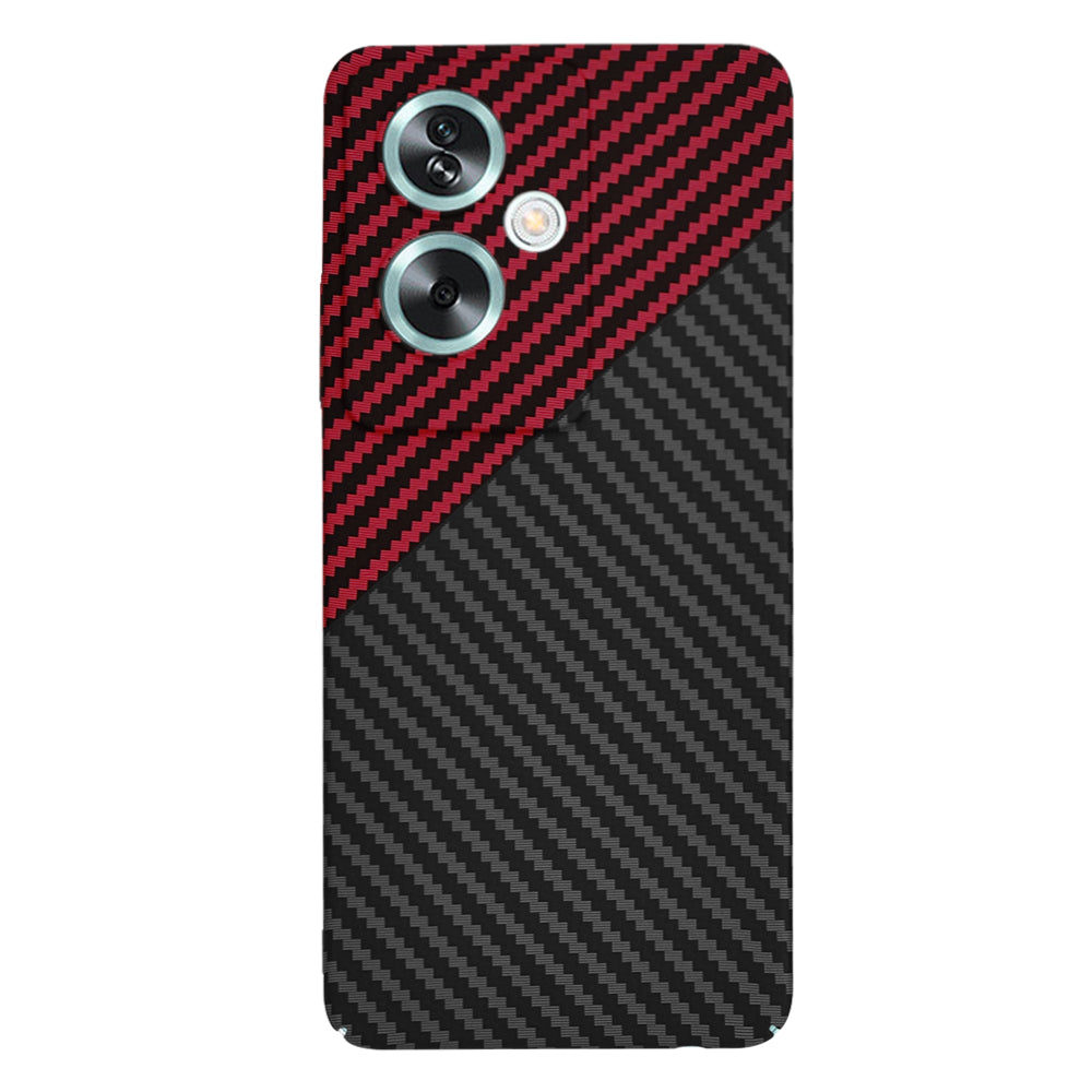 Techsuit - Carbonite FiberShell - Oppo A79 5G / OnePlus Nord N30 SE - Red Vortex