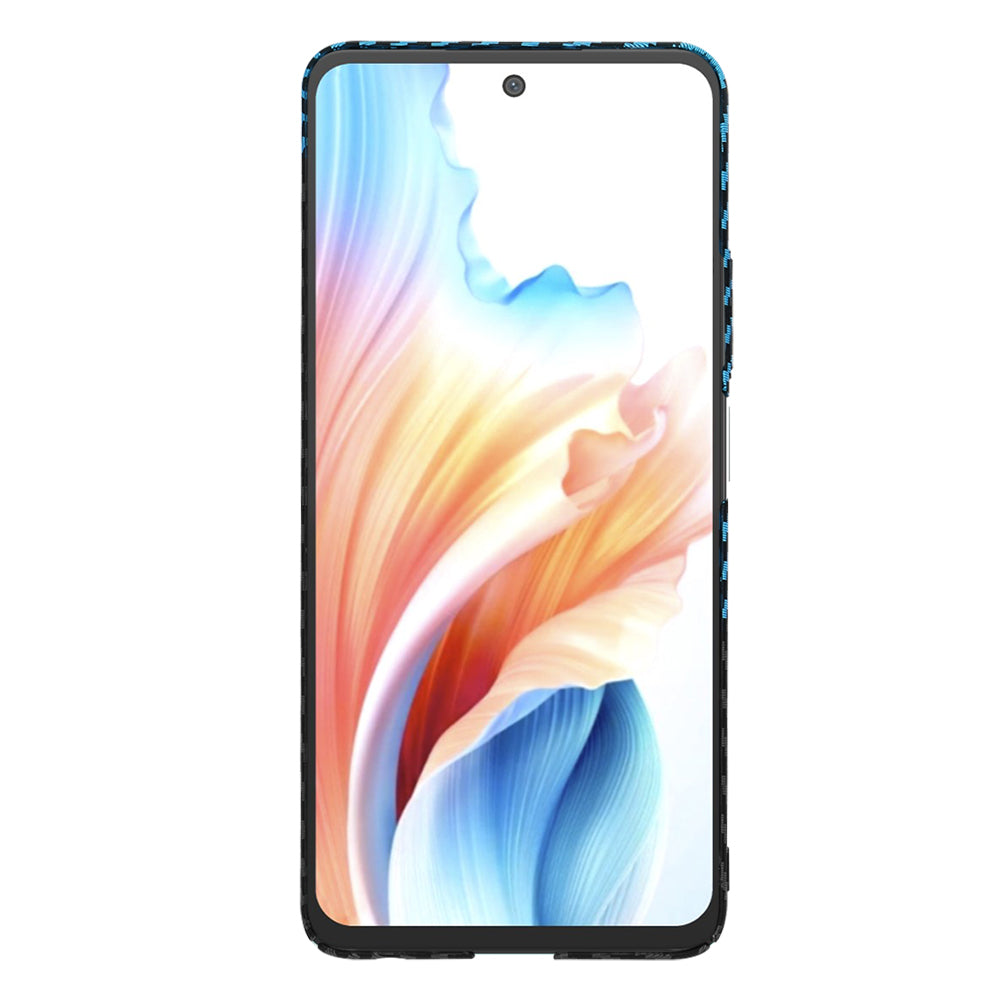 Techsuit - Carbonite FiberShell - Oppo A79 5G / OnePlus Nord N30 SE - Blue Pulse