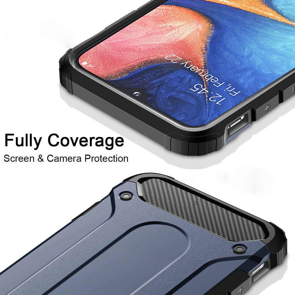 Techsuit - Hybrid Armor - Samsung Galaxy A40 - Black