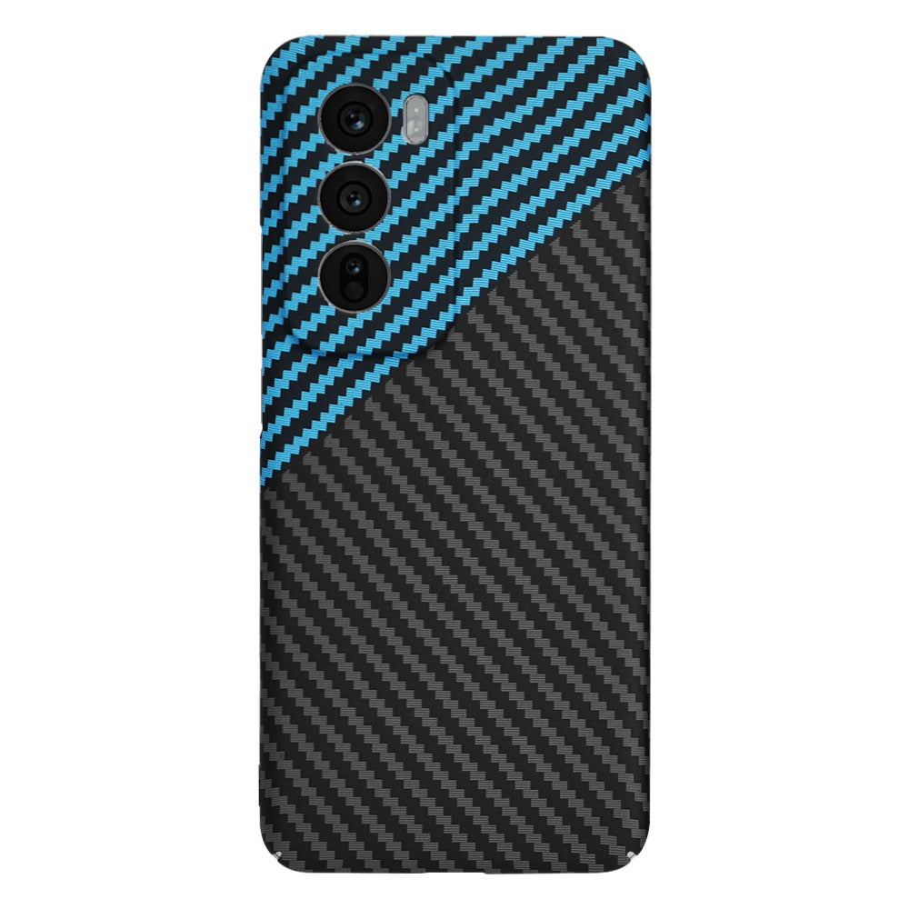 Techsuit - Carbonite FiberShell - Oppo Reno12 - Blue Pulse