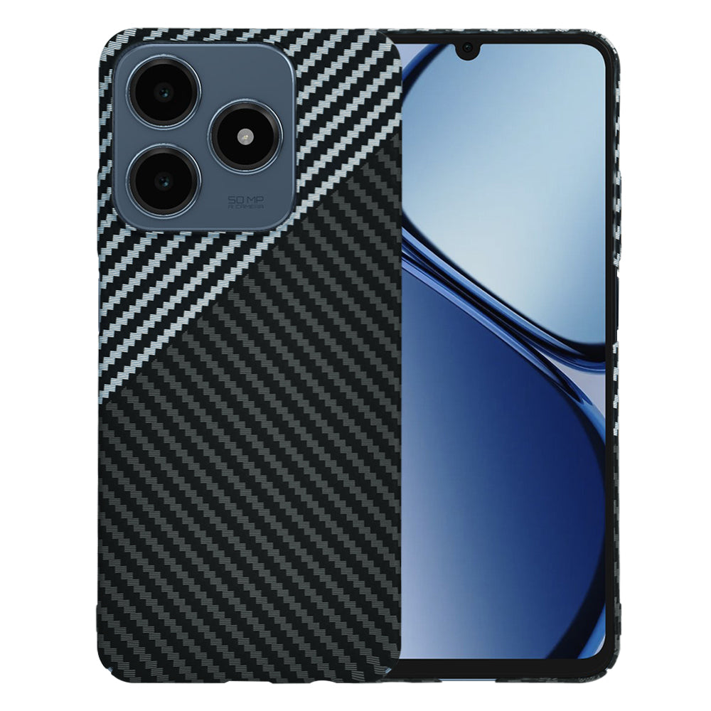 Techsuit - Carbonite FiberShell - Realme C61 / RealmeÂ C63 - Stealth Gray