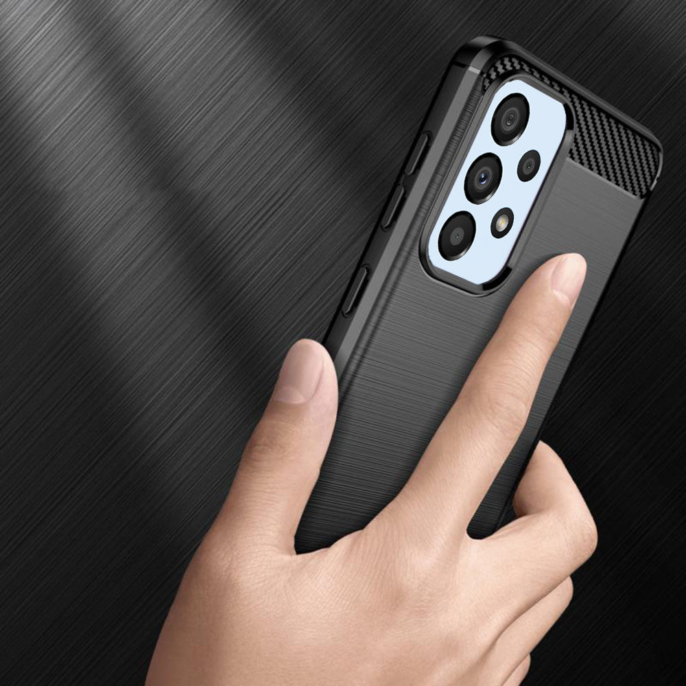 Techsuit - Carbon Silicone - Galaxy A33 5G - Black