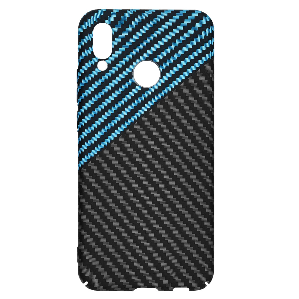 Techsuit - Carbonite FiberShell - Huawei P20 Lite - Blue Pulse
