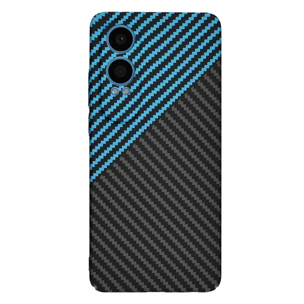 Techsuit - Carbonite FiberShell - OnePlus Nord CE4 Lite - Blue Pulse