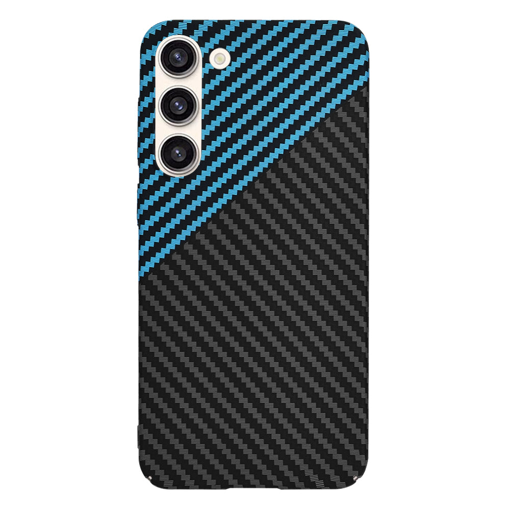 Techsuit - Carbonite FiberShell - Galaxy S23 Plus - Blue Pulse
