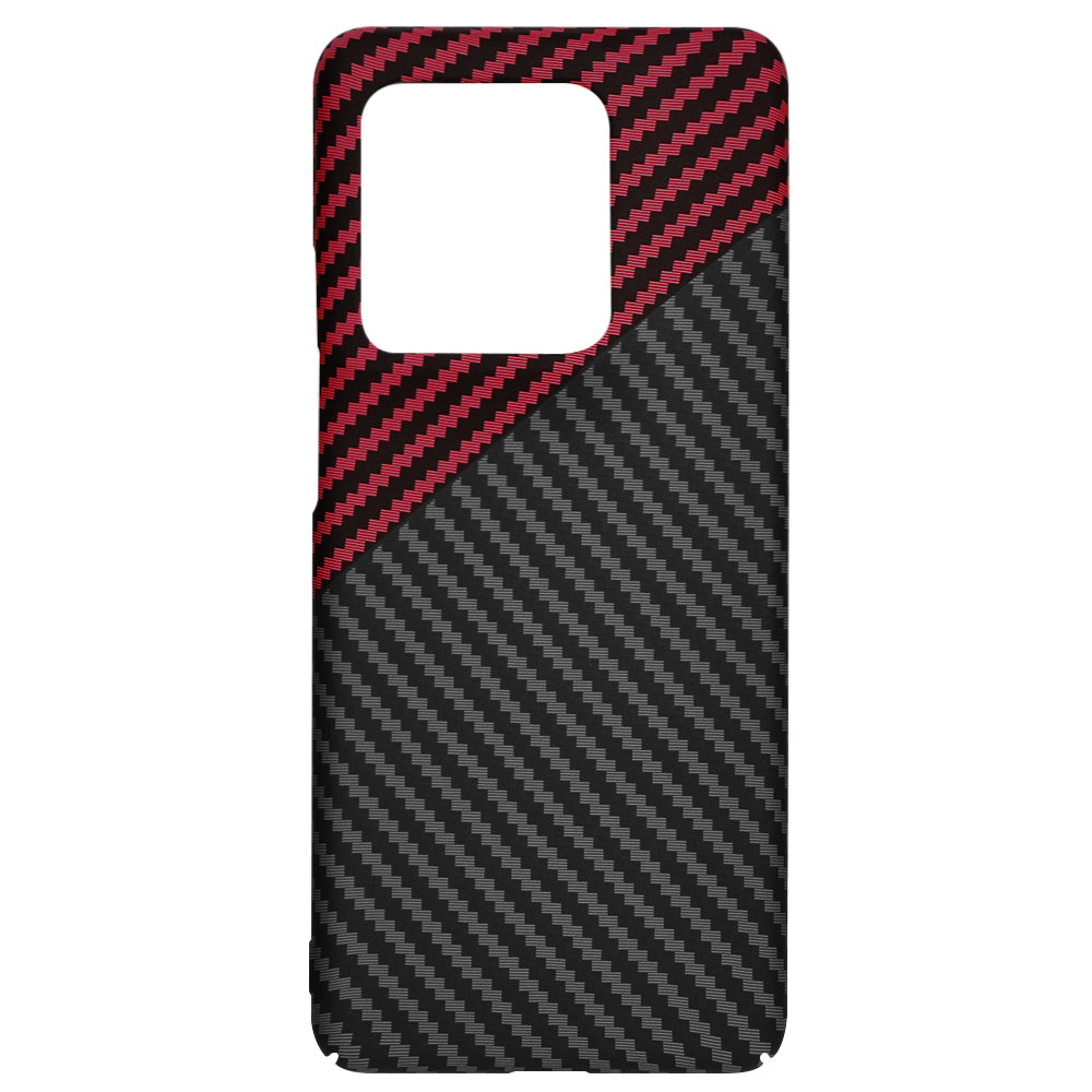 Techsuit - Carbonite FiberShell - Motorola Edge 50 Ultra - Red Vortex