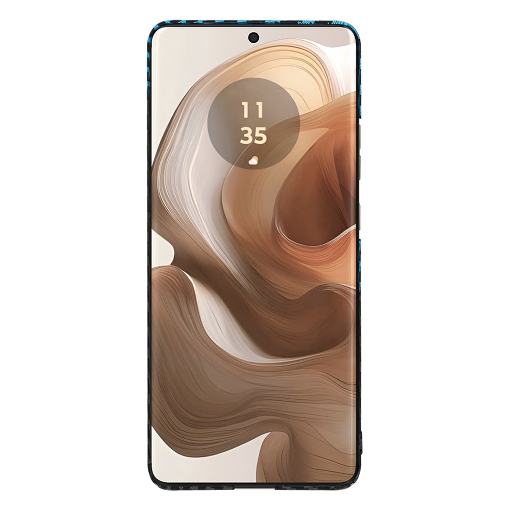 Techsuit - Carbonite FiberShell - Motorola Edge 50 Ultra - Blue Pulse