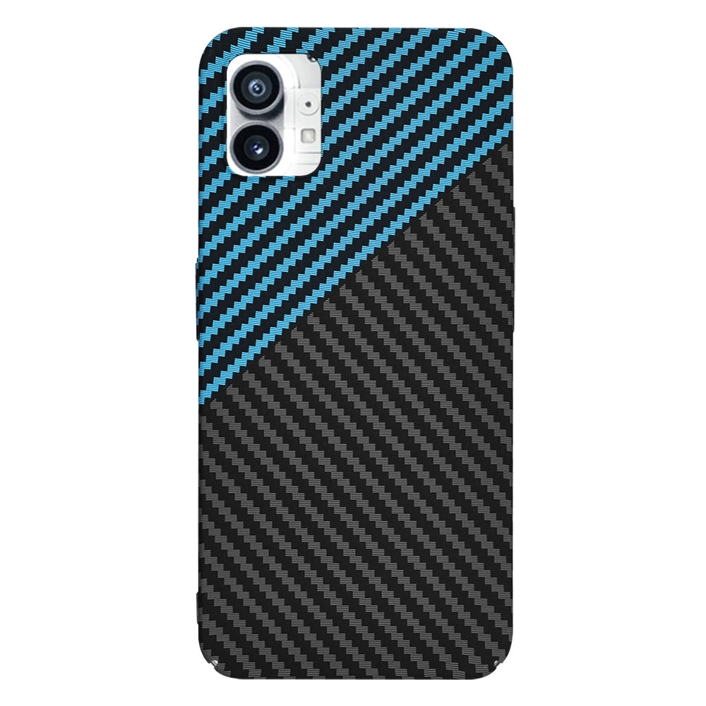 Techsuit - Carbonite FiberShell - Nothing Phone (1) - Blue Pulse