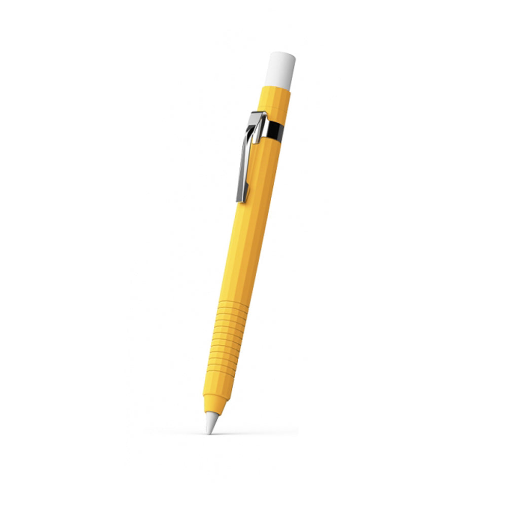 Ringke - Silicone Drafting Pencil Case - for Apple Pencil, Easy to Attach, Metal Holder Clip, Durable Elasticity - Yellow