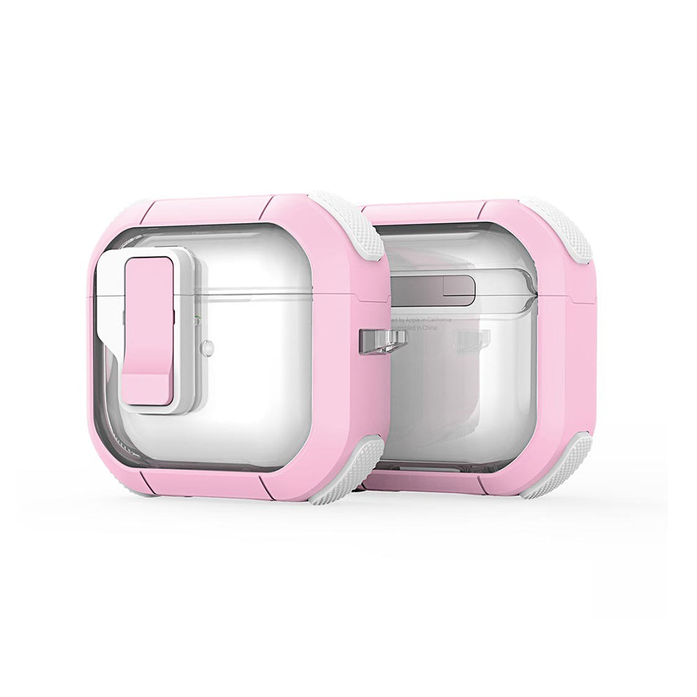 Dux Ducis - PECN Series Case - Apple AirPods 4 - Pink / White